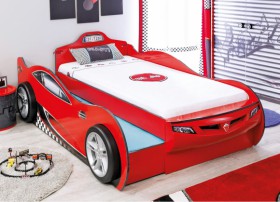 CARBED Кровать-машина Coupe с выдвижной кроватью Red 20.03.1306.00 в Вилюйске - vilyujsk.katalogmebeli.com | фото