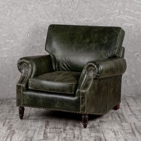 Кресло кожаное Лофт Аристократ (ширина 1070 мм) в Вилюйске - vilyujsk.katalogmebeli.com | фото
