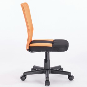 Кресло компактное BRABIX Smart MG-313 (черный, оранжевый) в Вилюйске - vilyujsk.katalogmebeli.com | фото 2