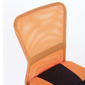 Кресло компактное BRABIX Smart MG-313 (черный, оранжевый) в Вилюйске - vilyujsk.katalogmebeli.com | фото 4
