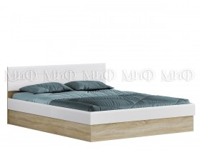 Кровать с подъемным механизмом 1,4 спальня Фортуна (Дуб сонома/белый глянец) в Вилюйске - vilyujsk.katalogmebeli.com | фото