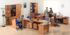 Мебель для персонала Альфа 61 Ольха в Вилюйске - vilyujsk.katalogmebeli.com | фото 1