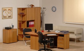 Мебель для персонала Рубин 42 Светлый миланский орех в Вилюйске - vilyujsk.katalogmebeli.com | фото 2
