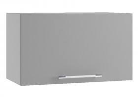 Норд ШВГ 600 Шкаф верхний горизонтальный (Софт смок/корпус Белый) в Вилюйске - vilyujsk.katalogmebeli.com | фото