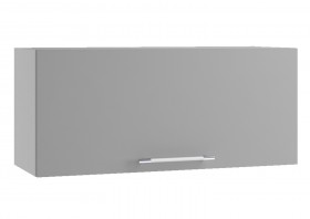 Норд ШВГ 800 Шкаф верхний горизонтальный (Софт смок/корпус Белый) в Вилюйске - vilyujsk.katalogmebeli.com | фото