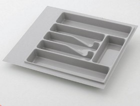 Вкладыш для кухонных принадлежностей, серый, Volpato 600 мм в Вилюйске - vilyujsk.katalogmebeli.com | фото