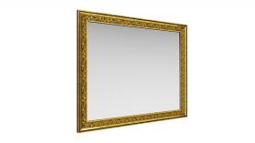 Зеркало навесное "Айрум"/(дуб кальяри / профиль: золото с орнаментом) в Вилюйске - vilyujsk.katalogmebeli.com | фото